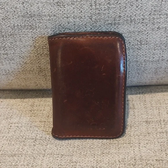 Dark Brown Everyday Bifold Wallet - Clayton and Crume Used Initials On Front* - Picture 1 of 8